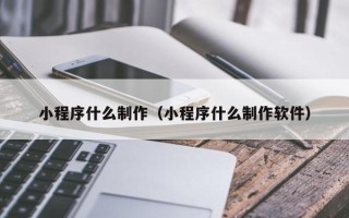 南充小程序什么制作（小程序什么制作软件）